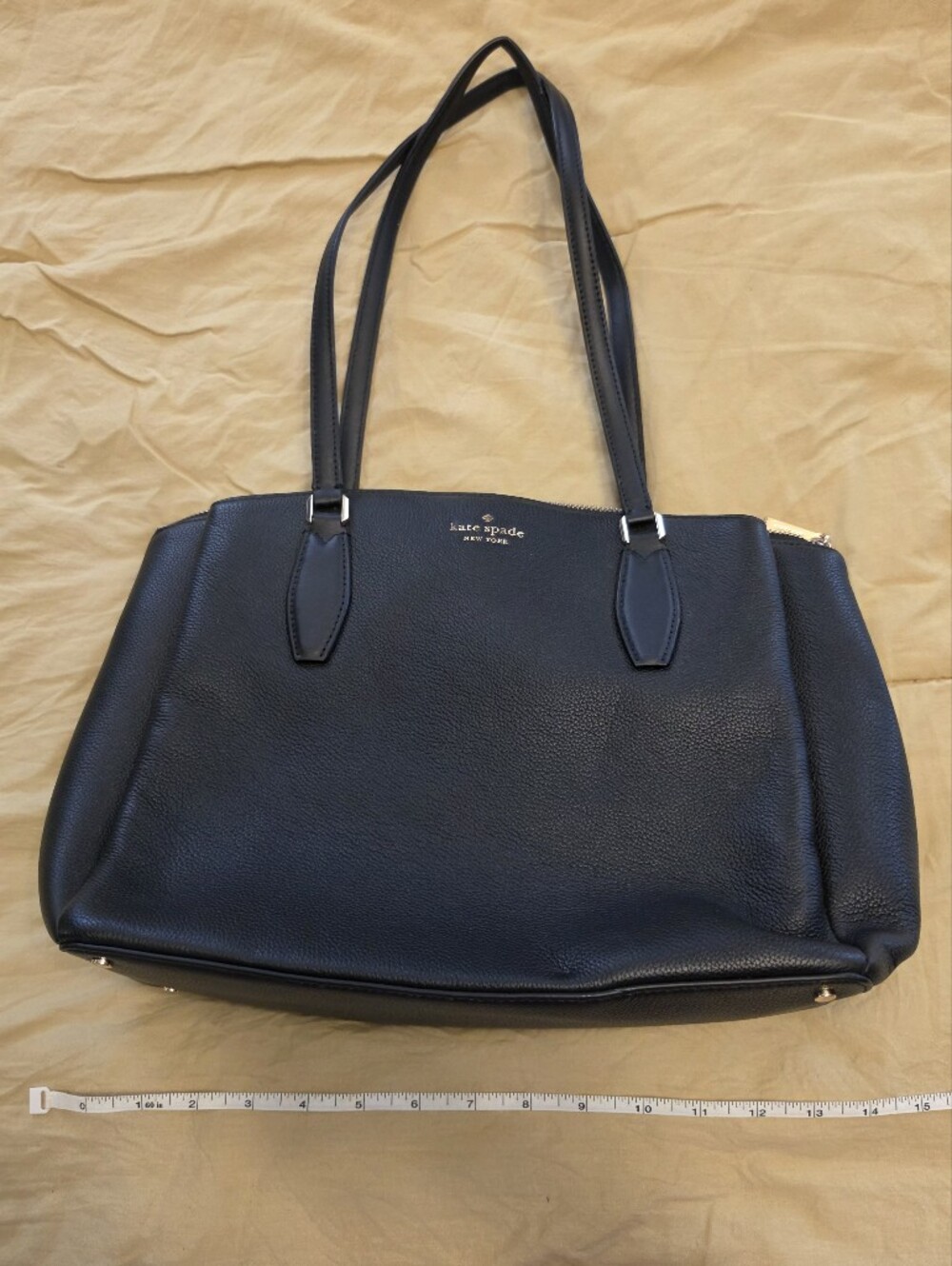 kate spade Black Pebbled Leather Shoulder Bag